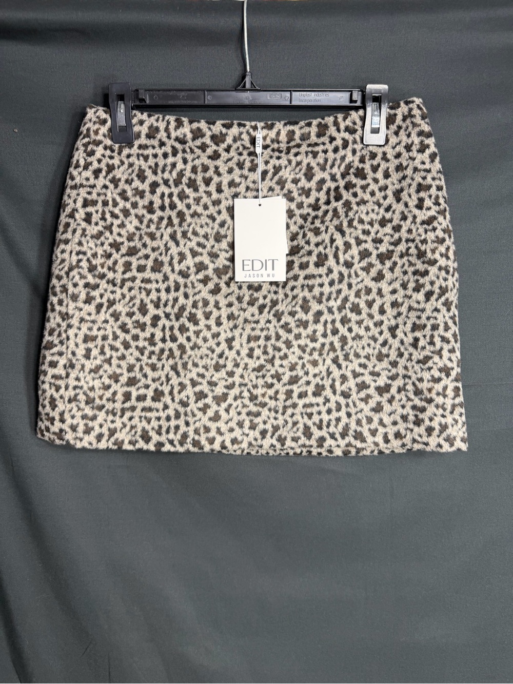 Jason Wu Leopard-Print Mini Skirt in Beige and Black size S new w tags